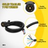 Oyviny Heavy Duty 7 Way Trailer Plug Cord with Double