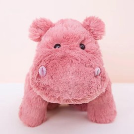 champracer Cuddly Toy Pink Hippo Soft Toy Super Soft Plush for Cuddling and Playing, Toys Plush for Children and Adults Christmas Birthday Gift (45 cm)