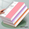 EMSHOI B5 Notebook Lined 300 Pages/150 Sheets, Spiral Notepad Multi-coloured,