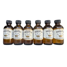 Generic ""Scentology Essential Oil for Diffuser Aromatherapy Home Fragrance Premium Quality 100% Oil Big 2OZ Meditation Scented Oils 28 Fragrance of 1,3 or 6 Bottles per Fragrance."" (6, Eucalyptus)