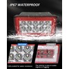 Bestview 5-In-1 LED Rear Fog Light Assembly Kits Compatible for