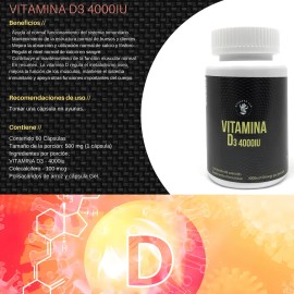 Madness Lab Vitamina D3 4000iu Sistema Inmunolgico Sabor Na                                                                                           