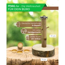 Deggelbam Company The MagTree the piece of nature for your office. The paper clip holder for your paper clips