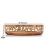 Mahasu Fruit Bowl Mango Wood Round Shaped Serving Bowl For