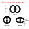 DoHope 9pcs Cleavage Control Bra Strap Clips Converter Hide Bra