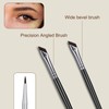 6 Pieces Eyeliner Brush Set, Precision Gel Eye Liner, Angled