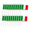 20 pack Italy Flags Italian Stick Flag Small Mini Handheld