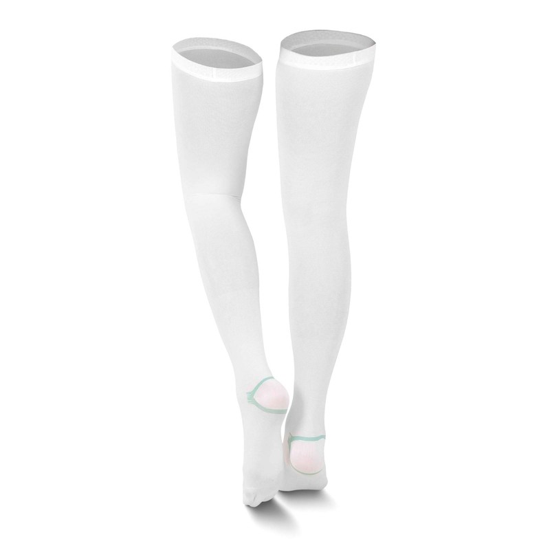 Medias de compresión hasta el muslo, calcetines unisex de manguera