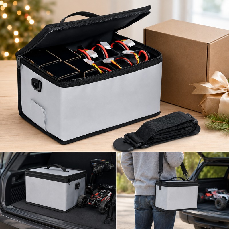 LiPo Battery Safety Bag for Charging & Storage – Large