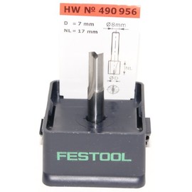 Festool 490956 Strait/Mortise Bit Hw 7X17mm, 490956