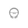50 Pcs External Retaining Rings, Stainless Steel C-Clip Snap Rings,