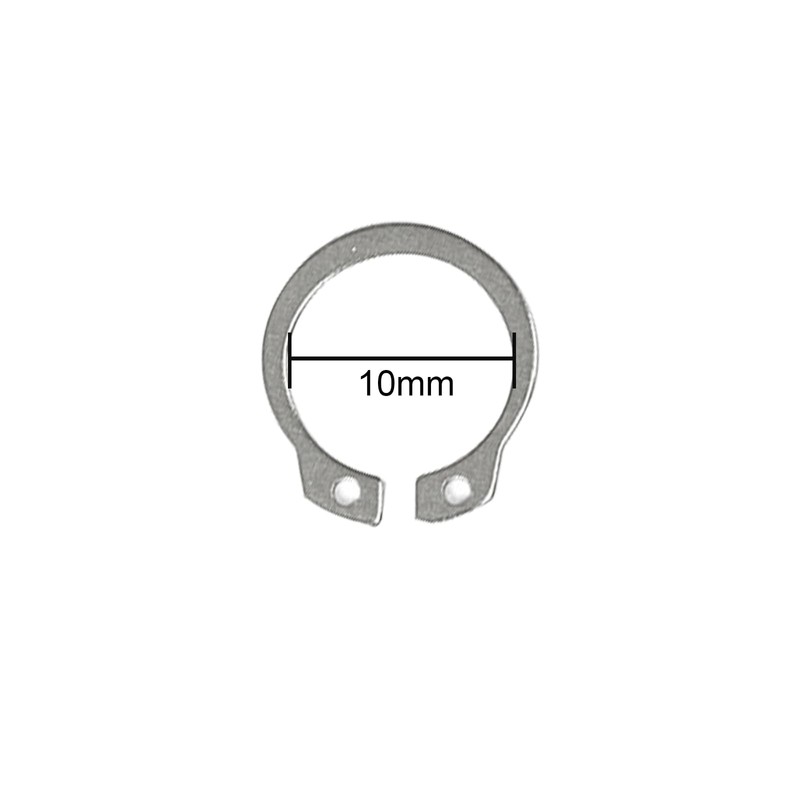 50 Pcs External Retaining Rings, Stainless Steel C-Clip Snap Rings,