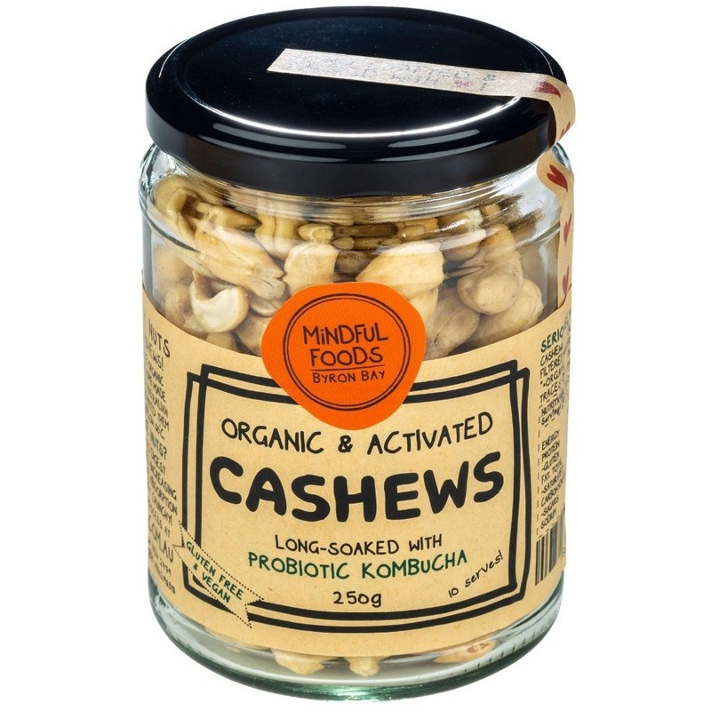 Mindful Foods Cashews - Organic & Activated, 120g