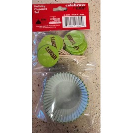 Hershey’s Holiday Green Cupcake Set Celebrate with Hershey Holiday