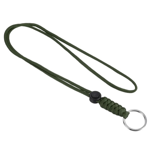 PATIKIL Paracord Lanyard with Keyring 18 Inch, Necklace Keychain Cord