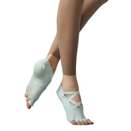 SEYIXU Yoga Socks, Five Toe Socks, Anti-Slip, Women's, Fitness, Non-slip, Cute, Sports, 5 Toe Socks, B/Blue