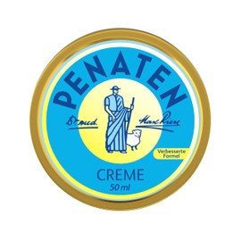 Penaten Creme (6x50 ml), Baby Wundschutzcreme mit Nässeschutz & Hautschutz, schützt sofort zarte Babyhaut mit Panthenol & beruhigt