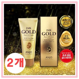 Detailed page [2 items] Mask that removes pore impurities, 24K gold peel-off pack, pure gold gold therapy / [2개] 모공 노폐물 24K 골드 필오프팩 순금 골드테라피 뜯어내는 마스크