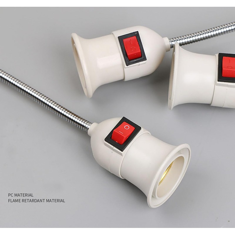 WPJCS E26/E27 Light Socket Extender Adapter, Light Bulb Extension, E26