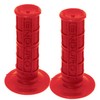 Emgo 42-24624 Enduro Style Grips Red