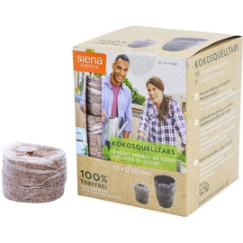 Siena Garden 12 Coconut Pots with Net Diameter 50 mm in Retail Box