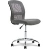 Serta Essentials Computer Chair, Productivity Gray Faux Leather and Mesh