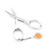 Folding Scissors, Stainless Steel Pocket Travel Folding Scissors Anti-Rust Folding