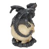 Incense Cone Burner | Black Dragon & Skull By Ann