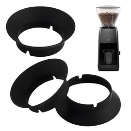 3 piezas de repuesto de junta de silicona para amoladoras Baratza Encore y Virtuoso Virtuoso Anillo de repuesto para amoladora cónica eléctrica (negro)