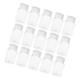 LIFKOME 22pcs Clear Refillable Plastic Bottles with Lids Large Mouth Travel Containers for Liquids Makeup Skincare and More for Home and Professional Use