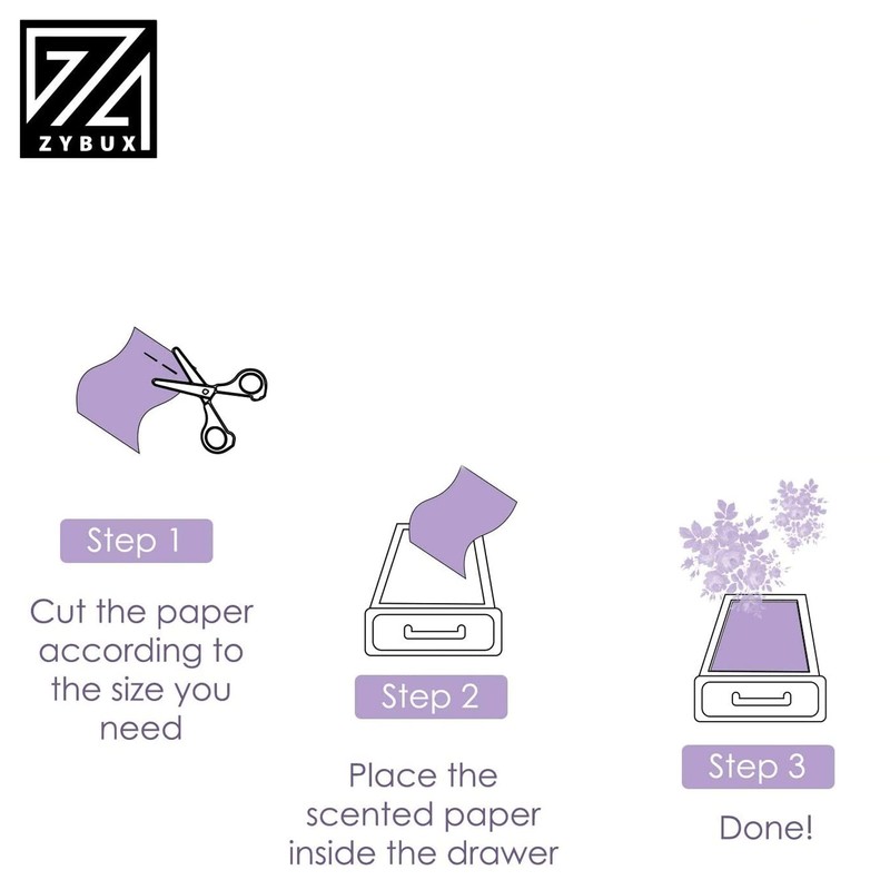 ZYBUX - Scented Drawer Liners - Fragrance for Home's Drawers