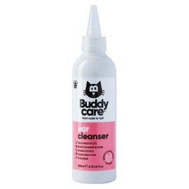 Cat Ear Cleanser by Buddycare | Soothing Ear Cleaning Solution for Cats with Easy-To-Use Applicator | Naturally Derived Ingredients With Aloe (200ml) Remove Dirt & Excess Moisture from your Cat's Ears