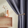 Harrms Curtain Holdbacks 2pcs, Brass Curtain Hold Backs Metal Tie