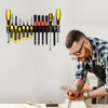 Rostationa Screwdriver Plier Organizer Wall Mount,Screwdriver Rack,Metal Plier Holder Utility