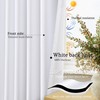 Jowels Cortinas Opacas De Lino Blanco De 100" De Largo,