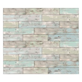 Wall Pops DWPK3603 Seaside Wood Wall Decal, Green