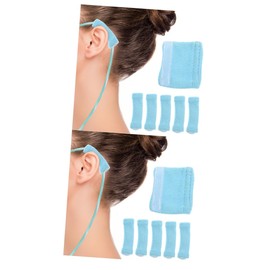 12 Pcs Mask Glasses Ear Pads Oxygen Hose Ear Cushion Oxygen tubing Ear Covers Cannula Cheek Protectors Cannula Ear wrap Anti-Pain Ear Pads Oxygen Tank Household Polyester Travel