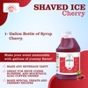 Cherry Snow Cone Syrup, 1 Gallon, Made in the USA