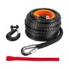 DYNAMI 9/16" x 76ft Synthetic Winch Rope with Hook&Safety Pull