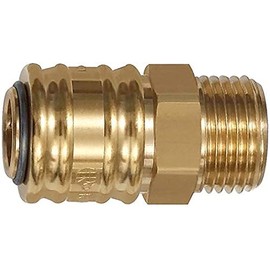 Riegler 115616-243.03-E Quick Release Coupling NW 7.2 Connect Line MS Blank, G 1/2 AG, 1 Piece