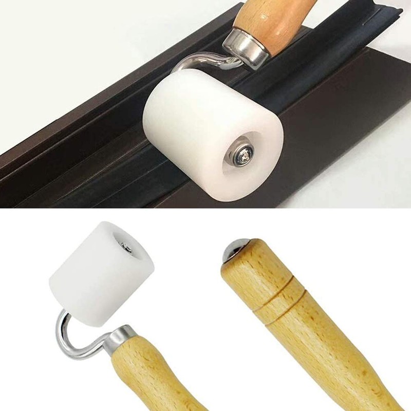 2Pcs Wallpaper Decorating Roller Flat Pressure Roller Internal External Corner