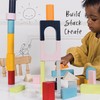 Le Toy Van - Educational Wooden Building Blocks 60 Piece