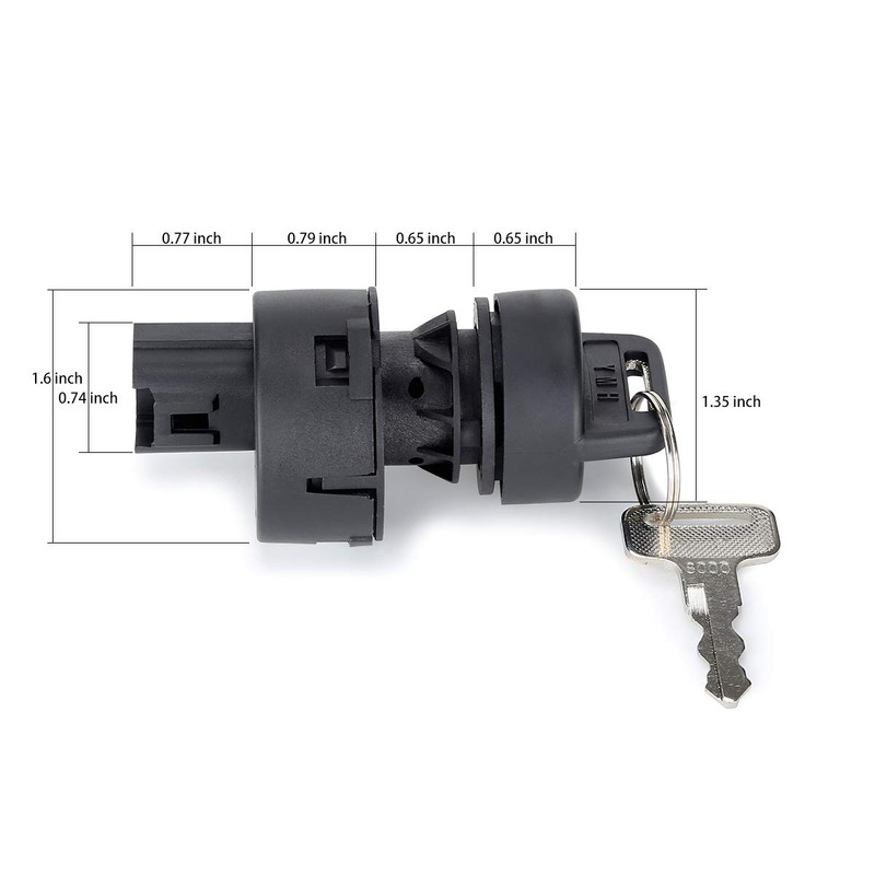 10L0L Key Switch Assembly for Yamaha G29 Drive Golf Cart