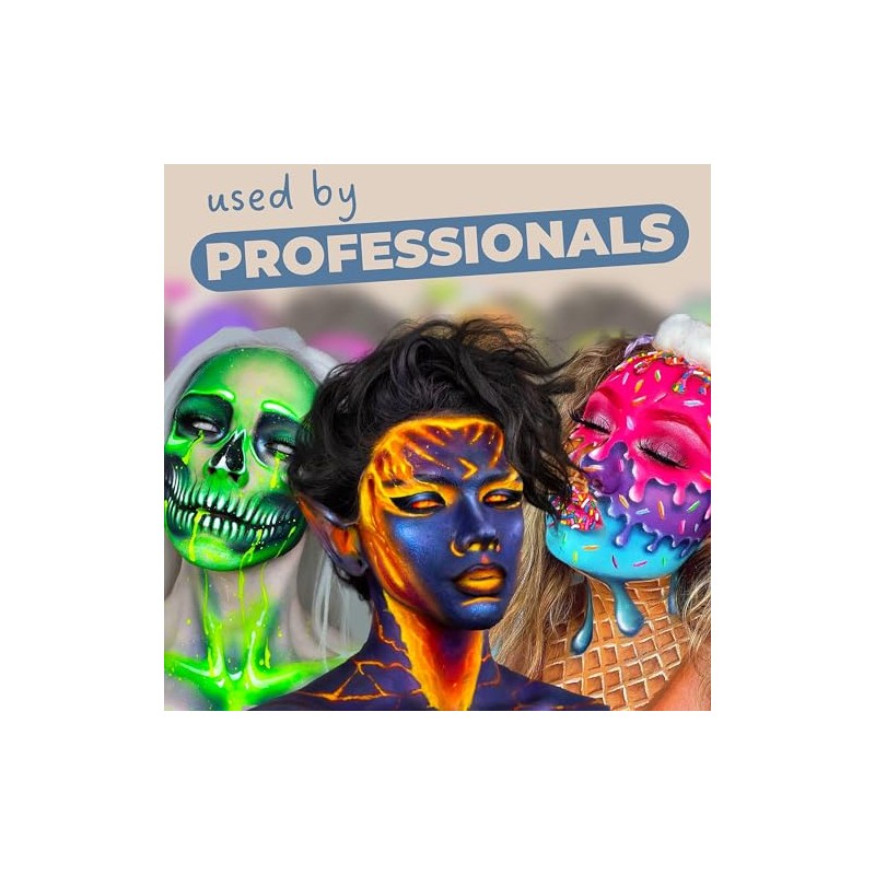 Blue Squid PRO Make-Up Face Paint and Body Paint, Classic