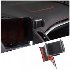dreamcar2022 Black Car Phone Holder Mount Stand Bracket For Corvette C8 Z51 Z06 2020-2025 US