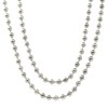 Cream Dot Necklace, Stainless Steel, Surgical Stainless Steel, Women's, Popular,