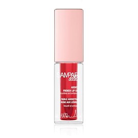 Sampar French Lip Oil - Hibiscus Flavor - 0.15fl oz - Nourishing Lip Care - Hydrating & Glossy Finish - Soothes Dry Lips - High Shine Lip Oil - Soft & Smooth Lips - Perfect for Lip Moisturization