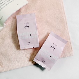 Breathing Natural Cushion Original Moisturizing Cushion Refill Pack Eco-friendly Puff Sales Page / 숨쉬는 내추럴쿠션 오리지널 보습쿠션 리필팩친환경퍼프 판매페이지