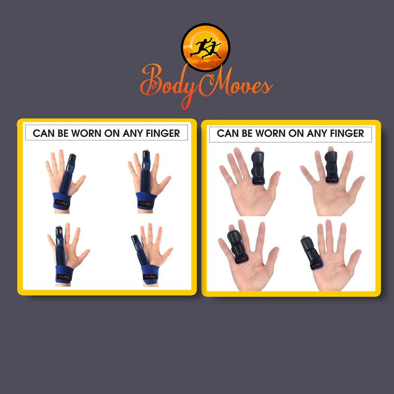 BodyMoves Finger splint and Finger extension splint trigger finger mallet