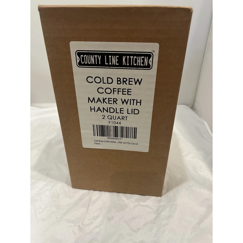 County Line Kitchen Cold Brew Coffee Pitcher with Lid -